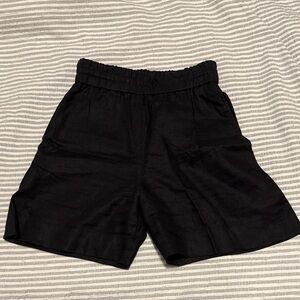 COS Black Relaxed Fit Shorts